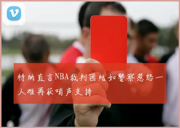 特纳直言NBA裁判团结如警察惹怒一人难再获哨声支持